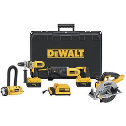 DeWALT DCX6401 36V Cordless Hammerdrill / Circular Saw / Reciprocating Saw /Floodlight Nano Kit